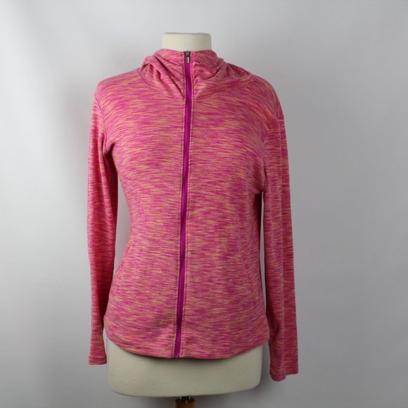 Columbia sportswear zip up hoodie pink medium - Picture 2 of 6